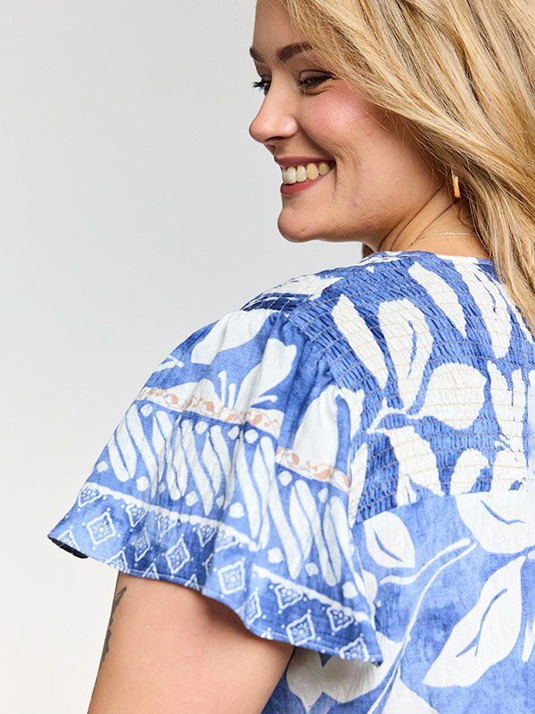 GJULIANA - Plus Size Bluse fra Gozzip