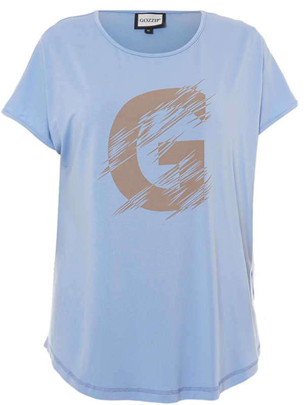 GGITTE - Plus Size T-skjorte fra Gozzip