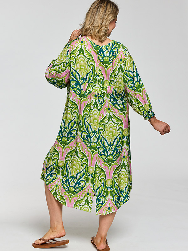 GALICE - Plus Size Kjole fra Gozzip