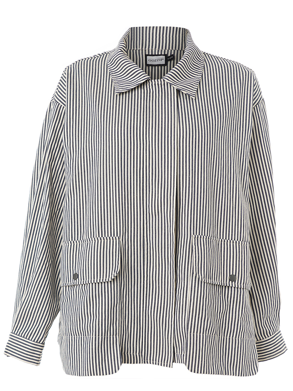 GPERNILLE - Plus Size Jakke fra Gozzip