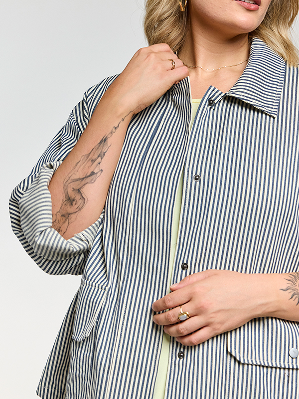 GPERNILLE - Plus Size Jakke fra Gozzip