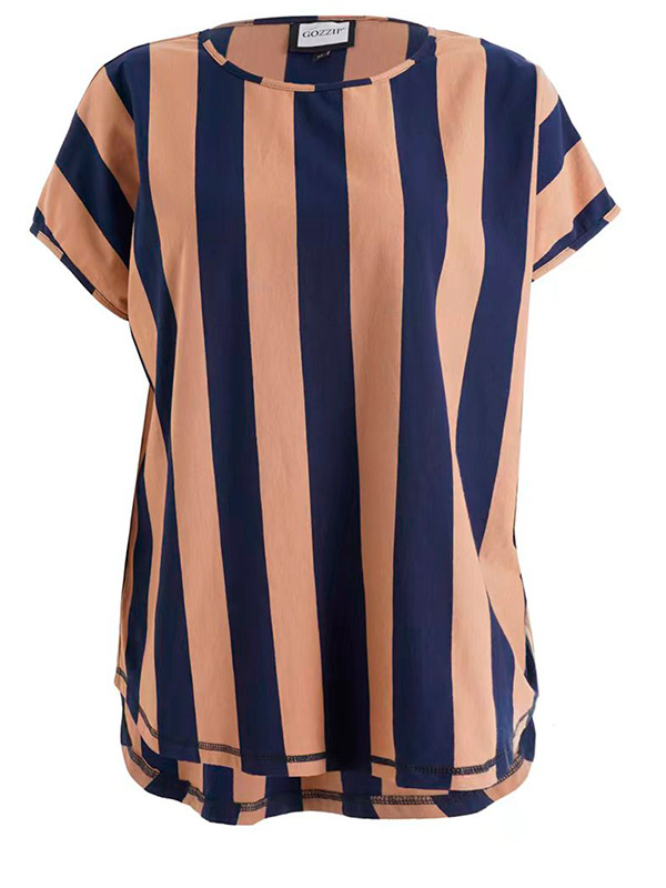 GGITTE - Plus Size T-skjorte fra Gozzip