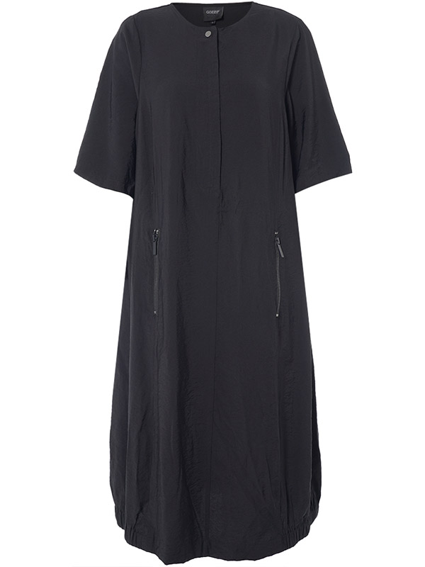 GHAZEL - Plus Size Kjole fra Gozzip Black