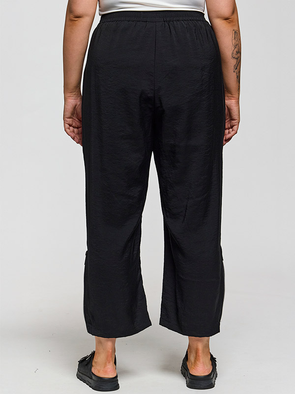 GHAILEY - Plus Size Bukser fra Gozzip Black