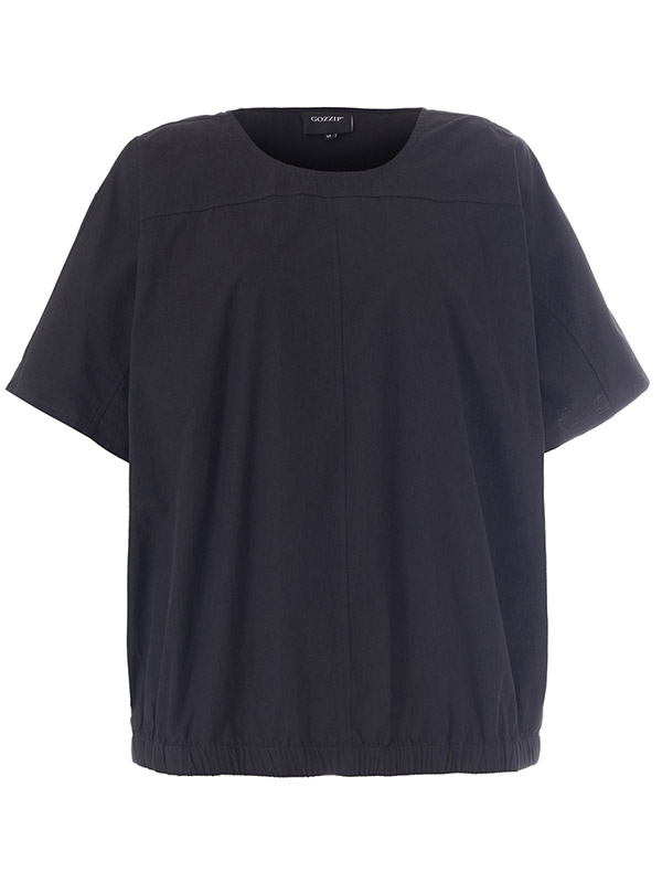 GGEMMA - Plus Size Bluse fra Gozzip Black