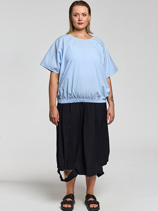 GGEMMA - Plus Size Bluse fra Gozzip Black