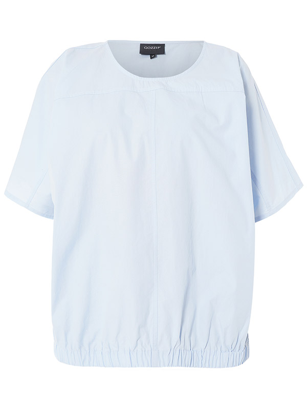 GGEMMA - Plus Size Bluse fra Gozzip Black