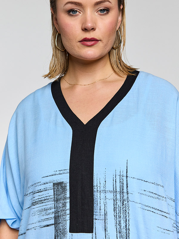 GFERN - Plus Size Kjole fra Gozzip Black