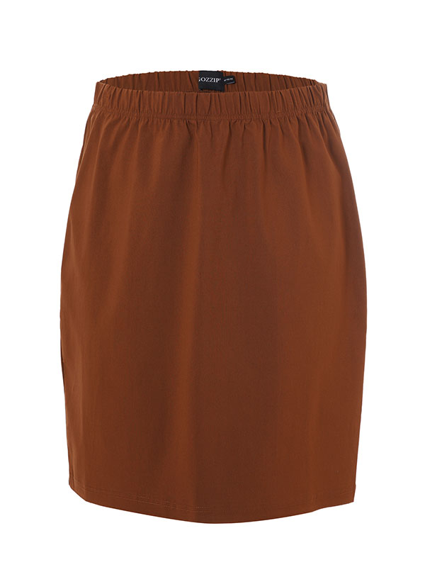 CLARE - Plus Size Skjørt fra Gozzip