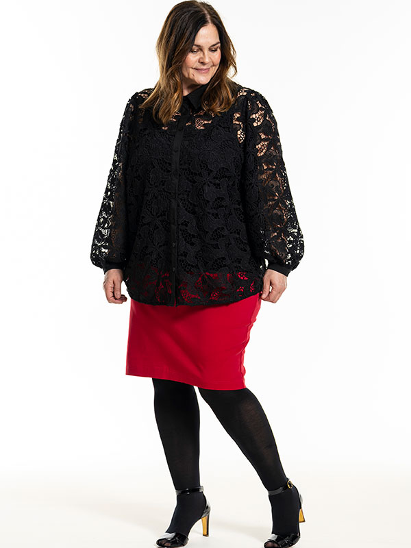 CLARE - Plus Size Skjørt fra Gozzip