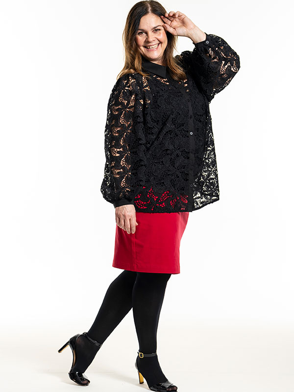 CLARE - Plus Size Skjørt fra Gozzip