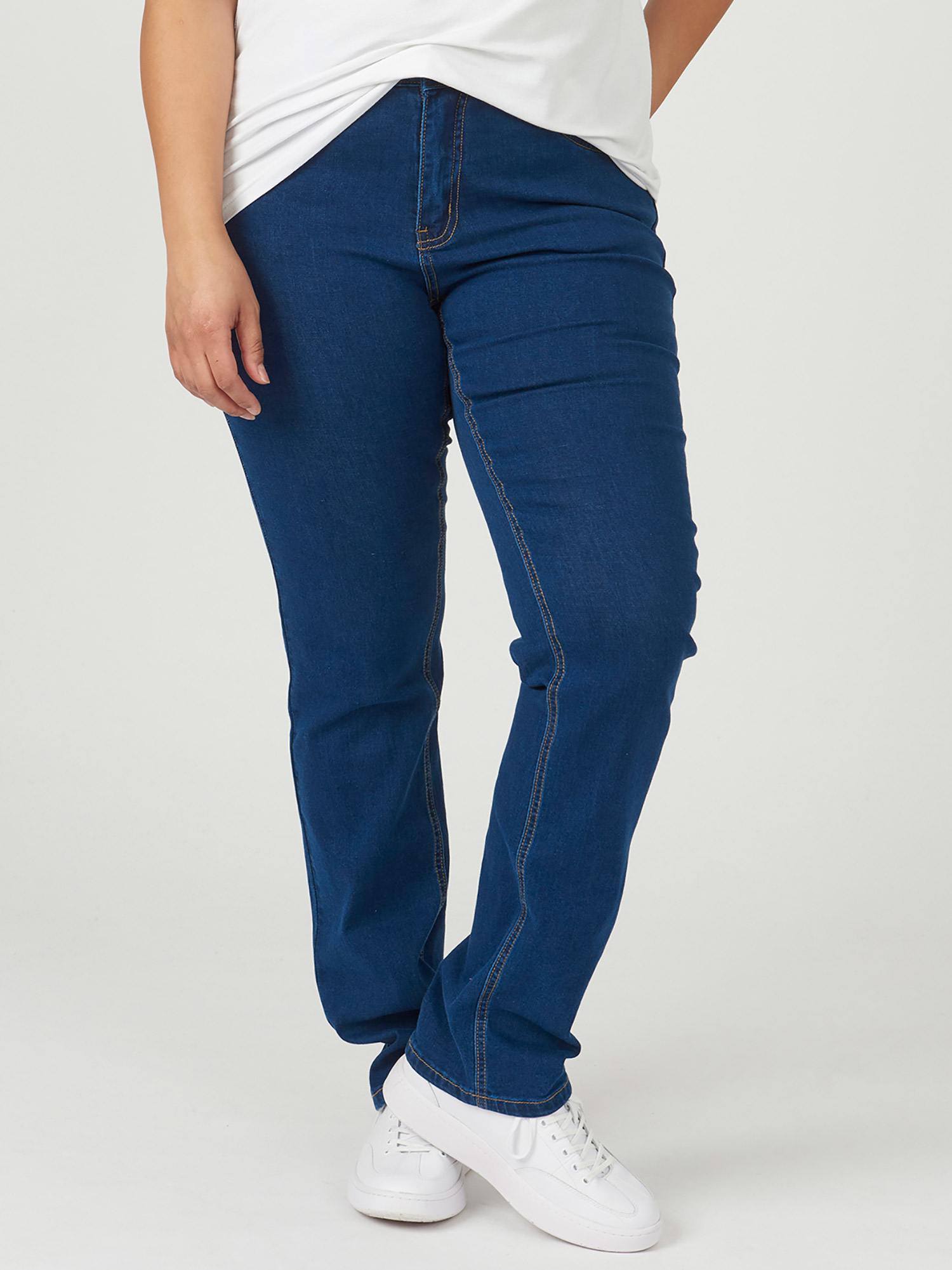 MONACO - Mørkeblå jeans med høyt liv fra Adia