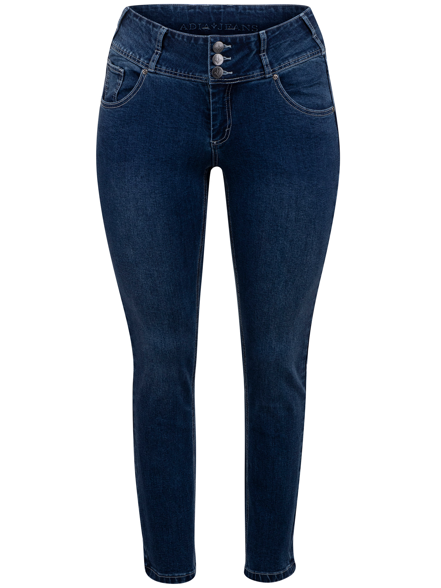 ROME - Blå jeans med bred linning fra Adia