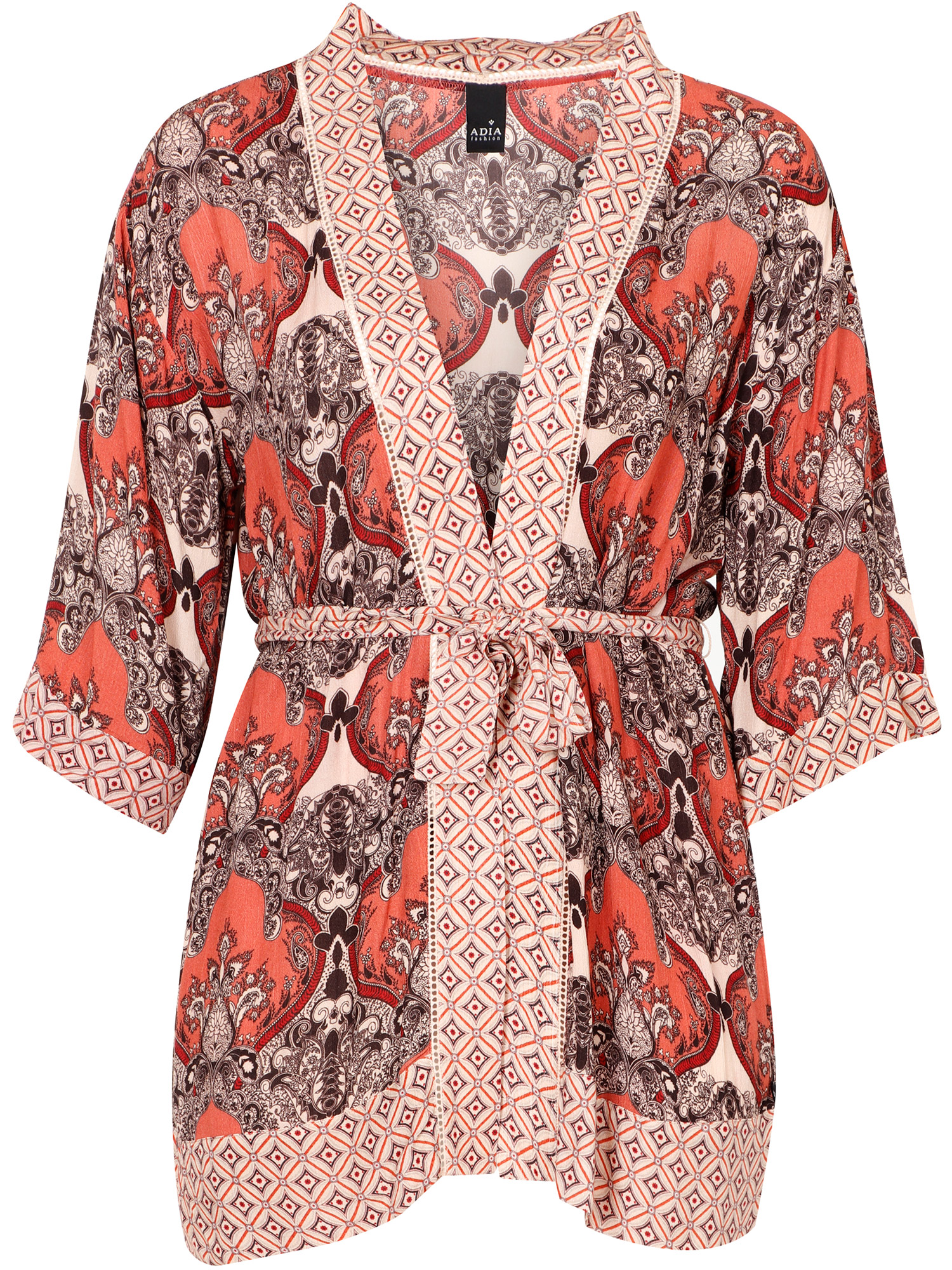 Kimono Med Print fra Adia