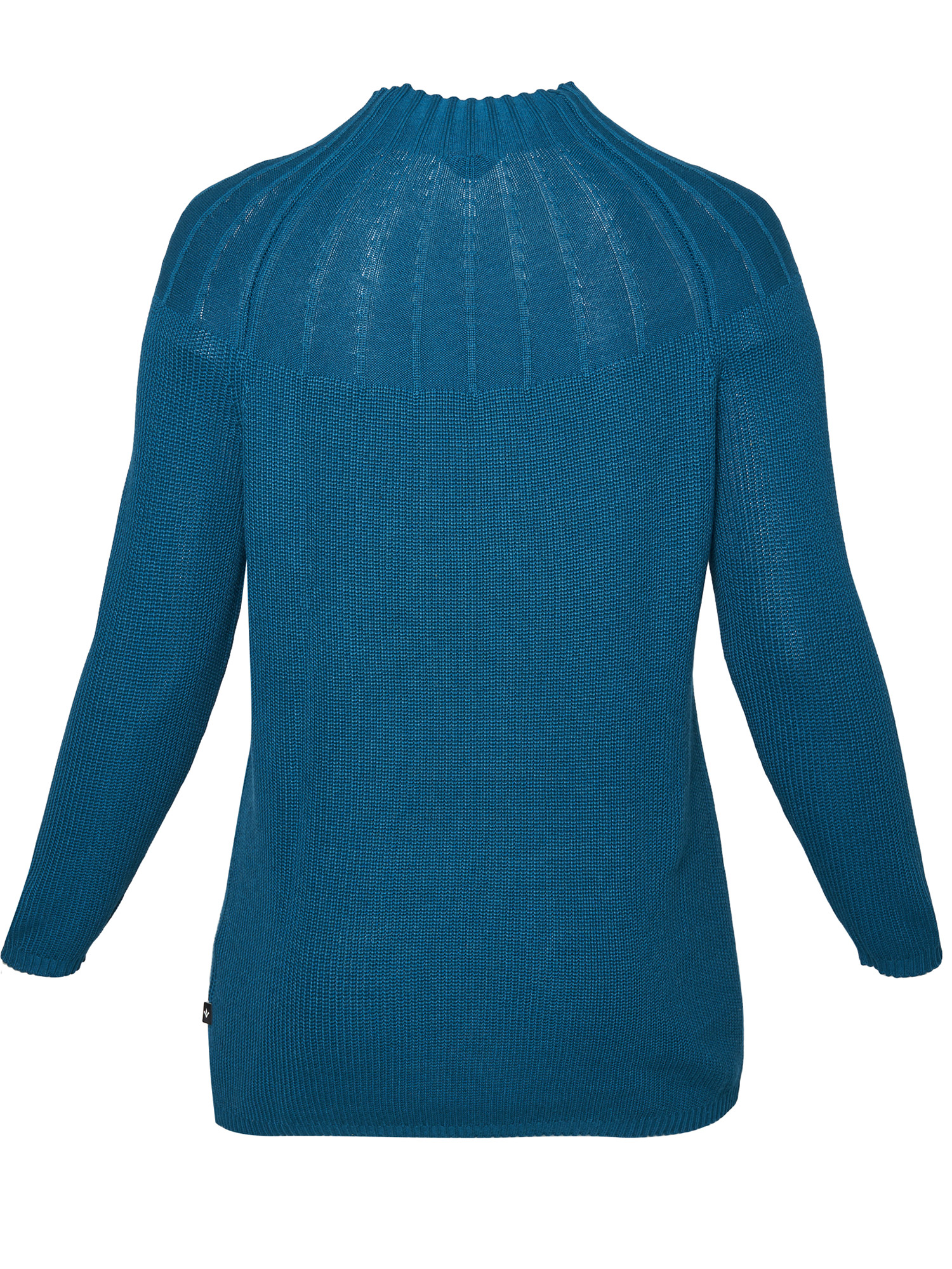 strikket genser i petroleumsblå fra Adia