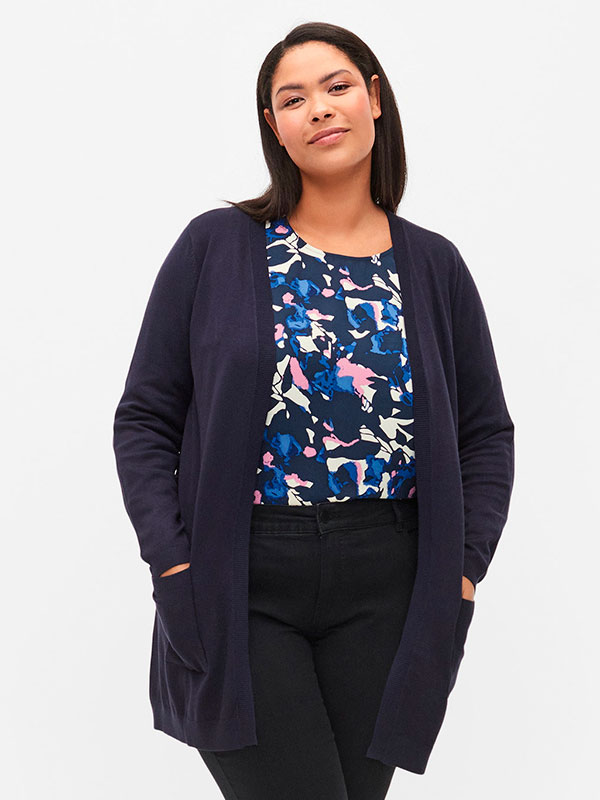 CARRIE - Plus Size Cardigan fra Zizzi