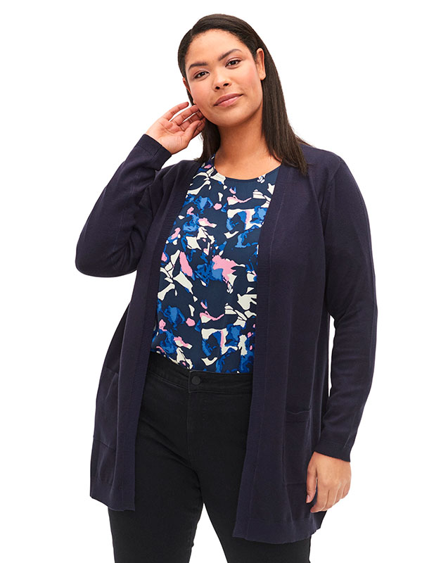 CARRIE - Plus Size Cardigan fra Zizzi