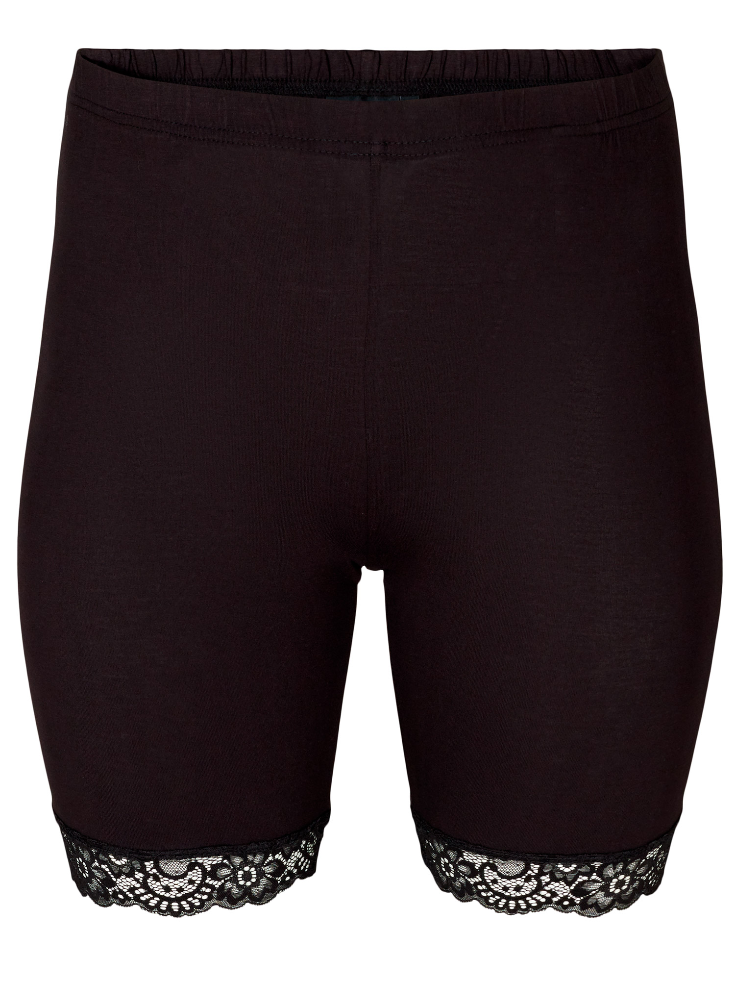 Sykkelshorts Med Fin Blondekant fra Zizzi