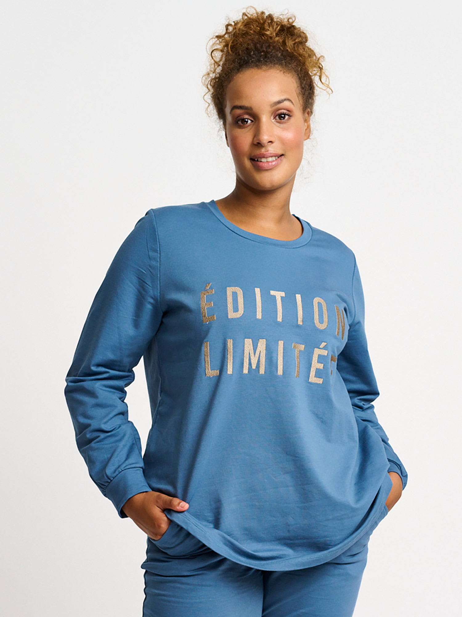 Sweatshirt Med Frontprint fra Aprico