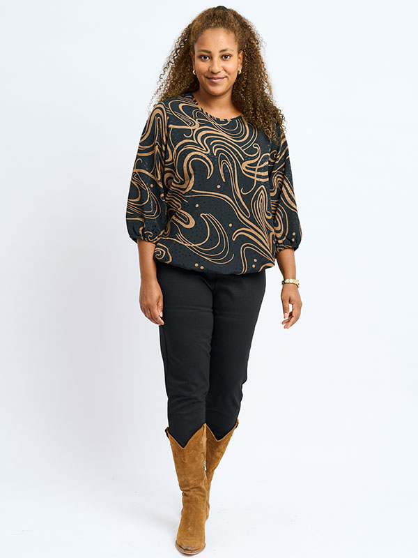 ALISON - Plus Size Bluse fra Pont Neuf