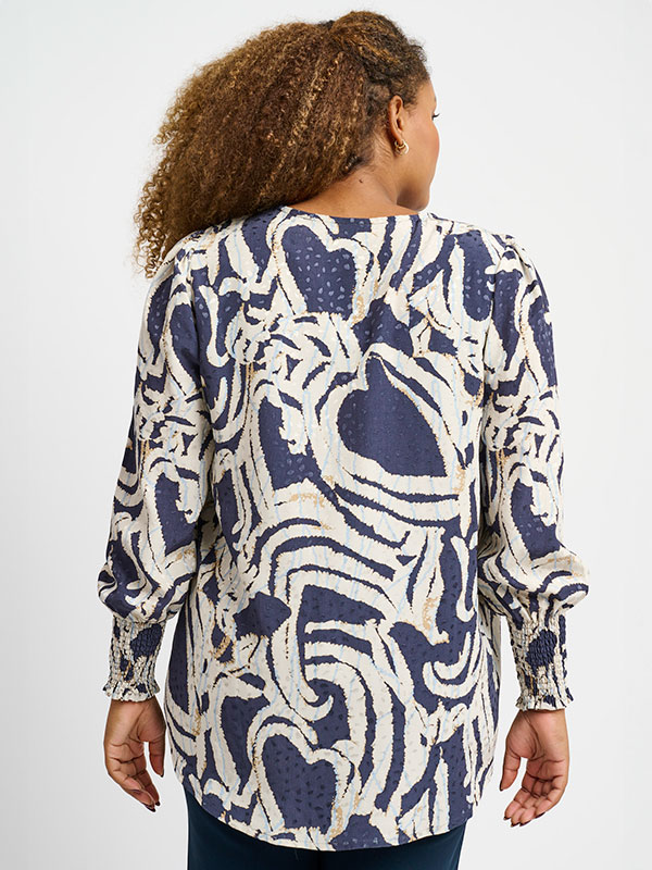 DALVINA - Plus Size Bluse fra Pont Neuf
