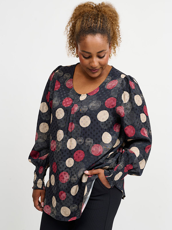 DALVINA - Plus Size Bluse fra Pont Neuf