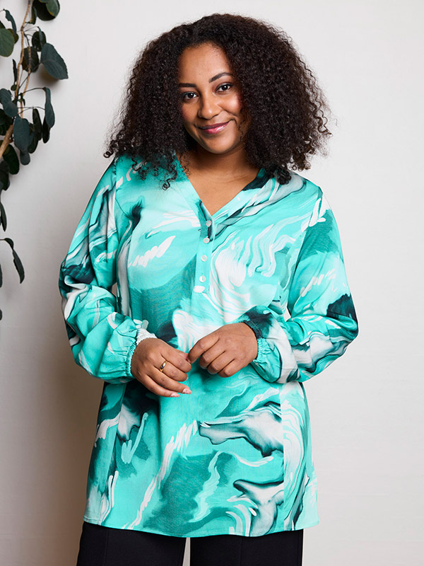 DONITA - Plus Size Bluse fra Pont Neuf