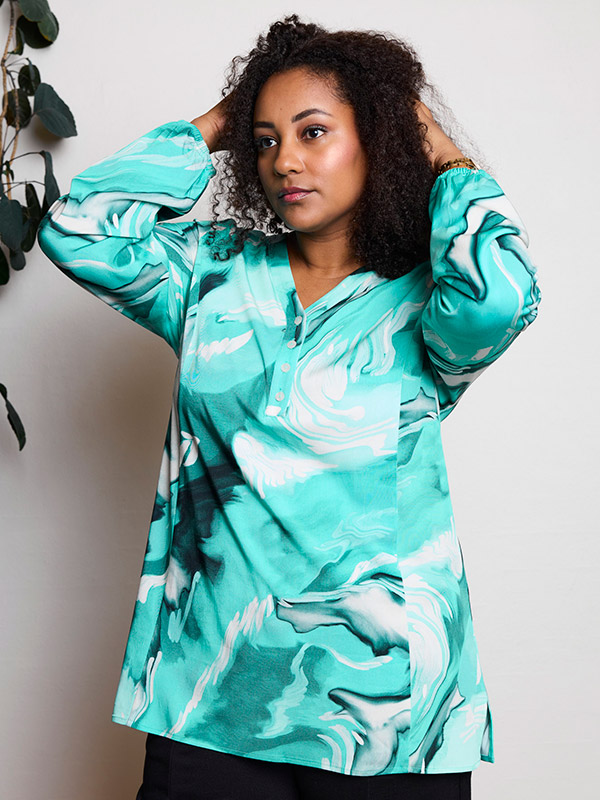 DONITA - Plus Size Bluse fra Pont Neuf