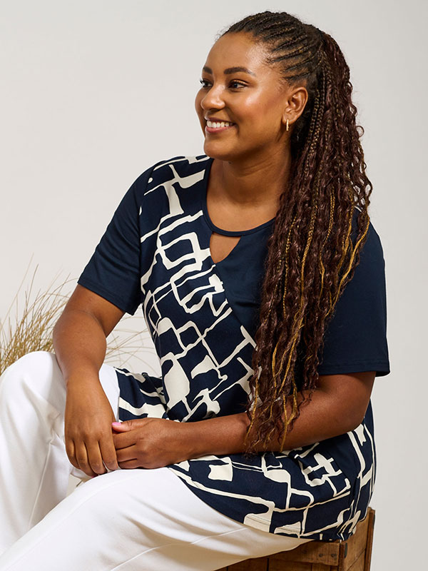 MAGRETHE SIA - Plus Size Bluse fra Pont Neuf