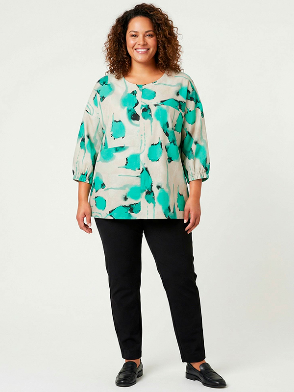 SARI - Plus Size Bluse fra Pont Neuf