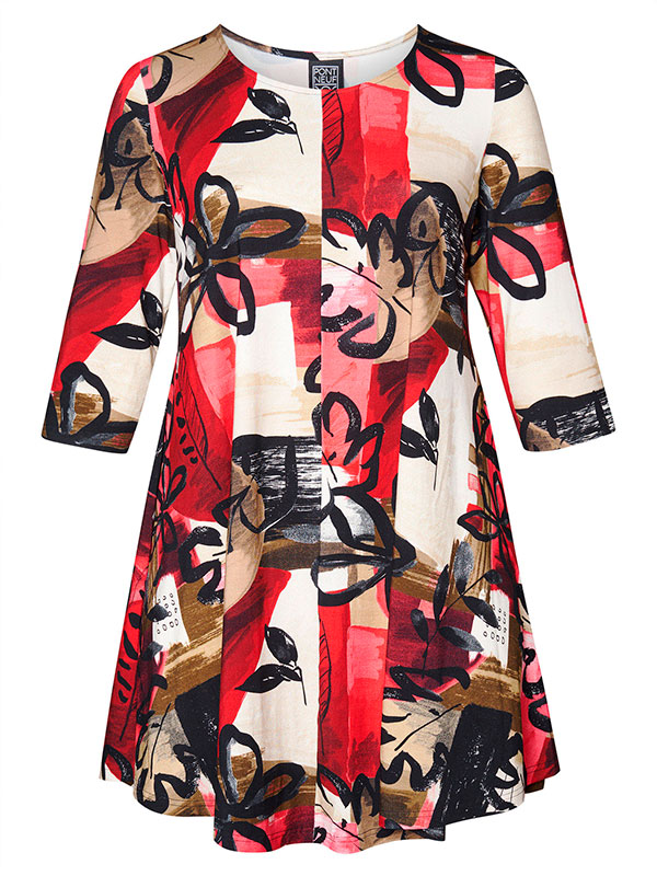 SATINA TEA - Plus Size Kjole fra Pont Neuf