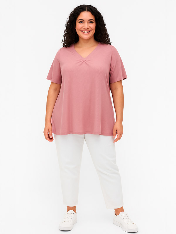 LYKKE - Plus Size T-shirt fra Studio