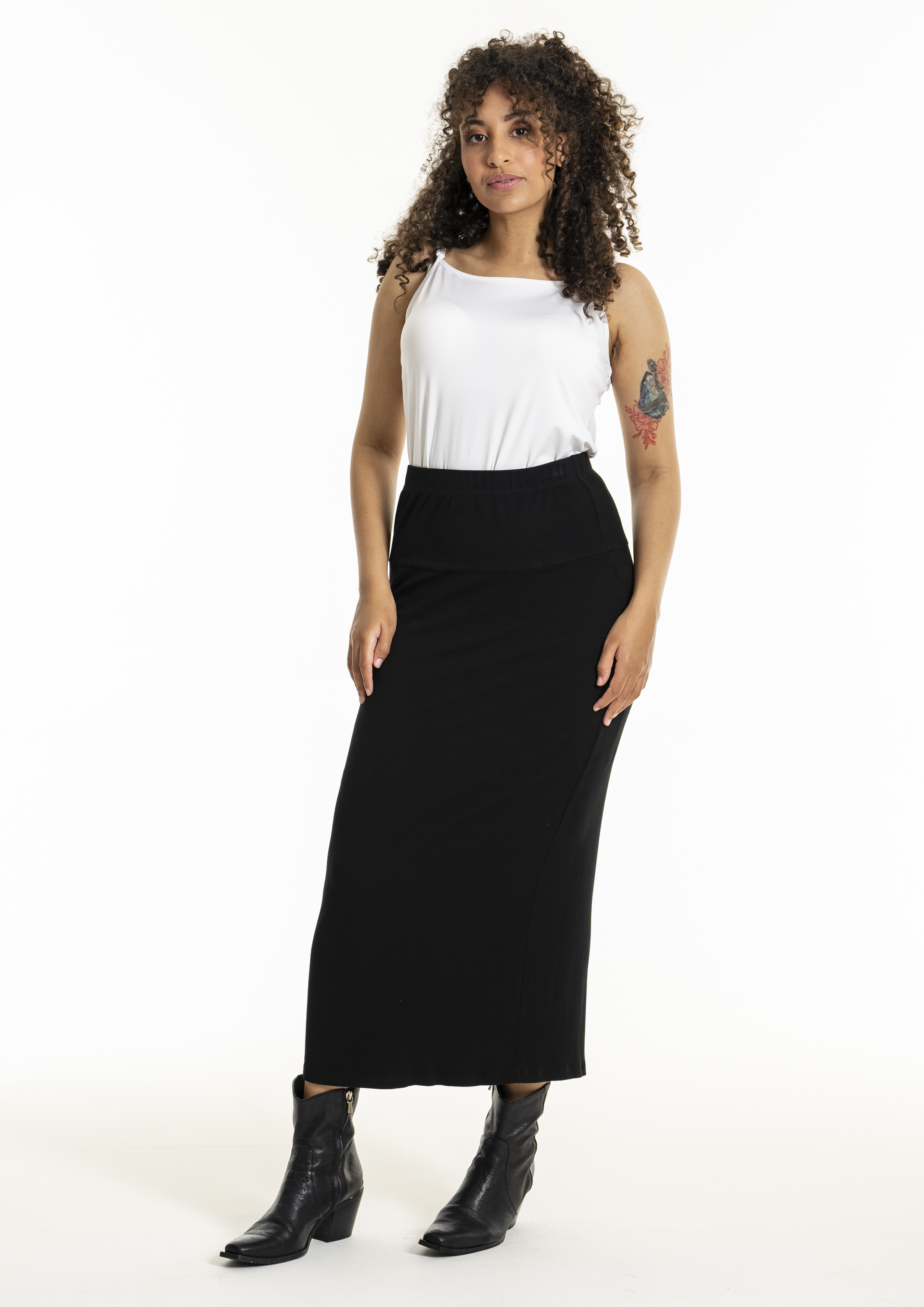 FANNI - Plus Size Skjørt fra Studio