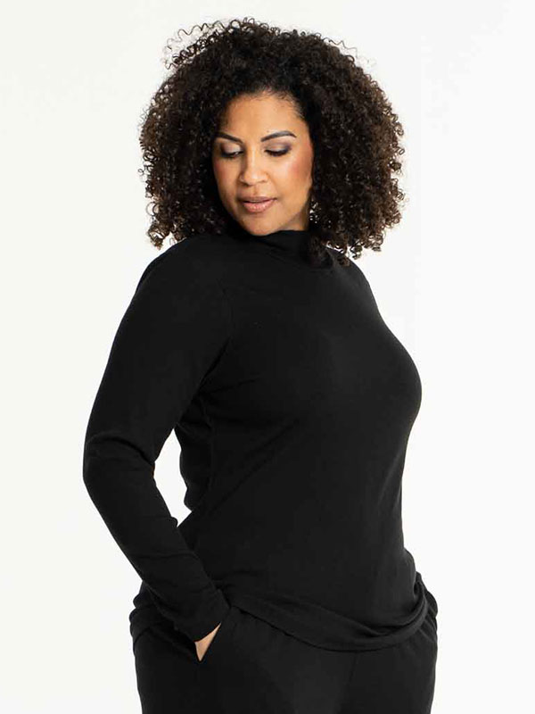 ANGLA - Plus Size Bluse fra Studio