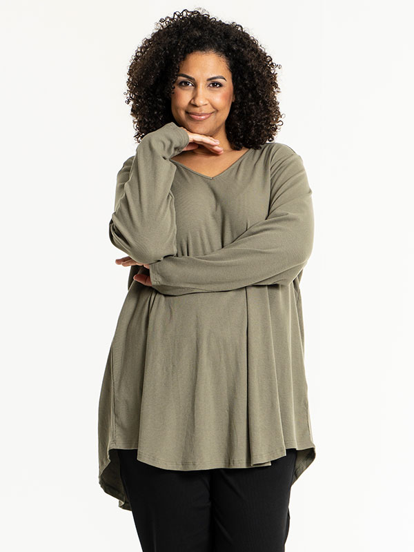 BERIT - Plus Size Bluse fra Studio