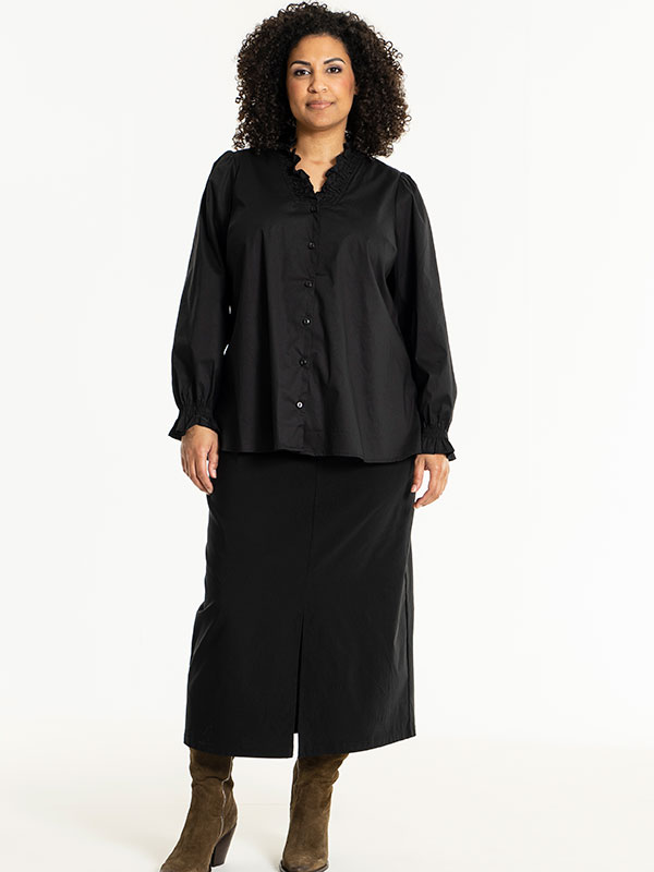 ATALIE - Plus Size Bluse fra Studio