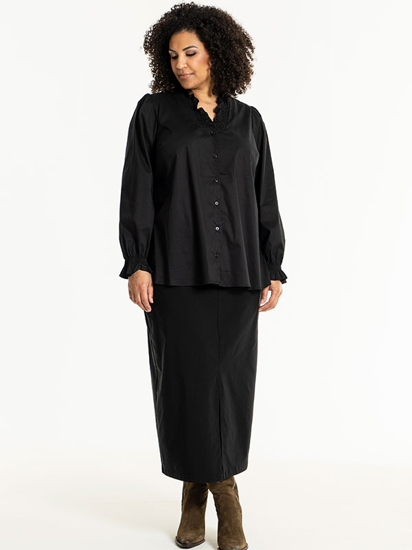 ATALIE - Plus Size Bluse fra Studio