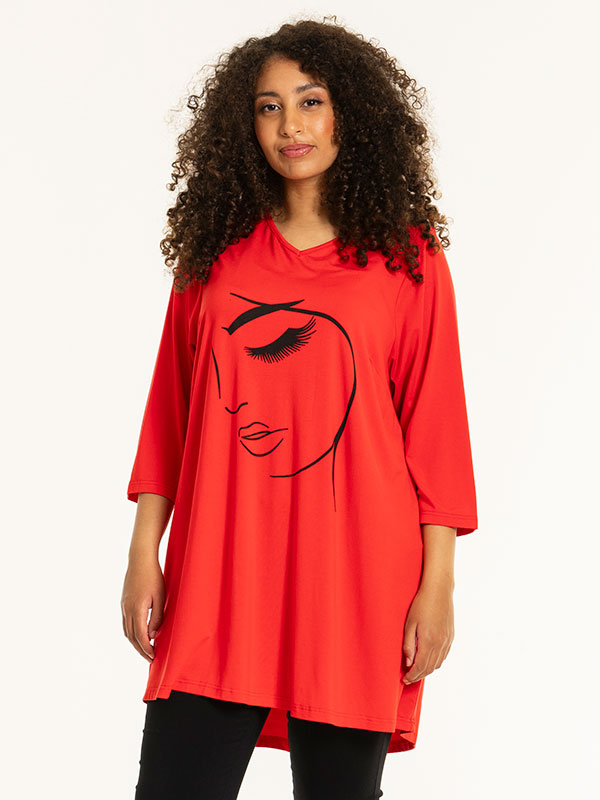 DITTE - Plus Size Tunika fra Studio