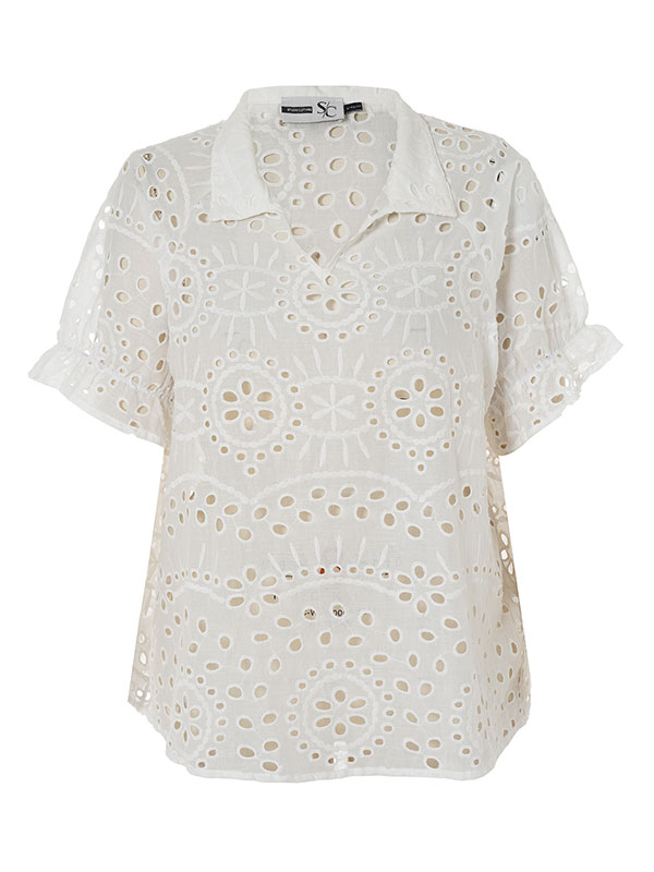 DITTA - Plus Size Bluse fra Studio