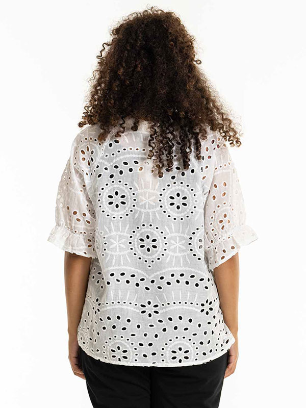 DITTA - Plus Size Bluse fra Studio