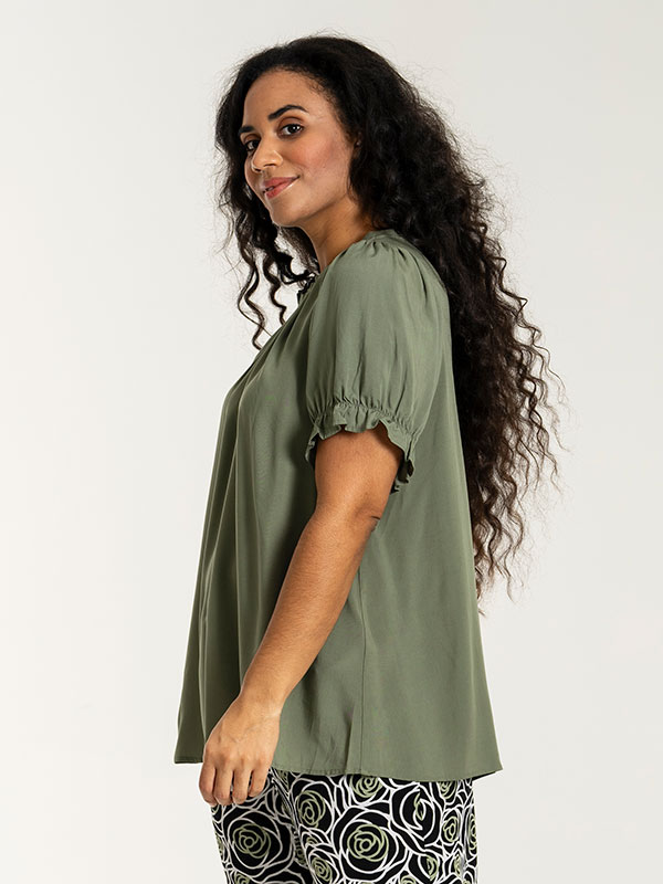 FOZIA - Plus Size Bluse fra Studio