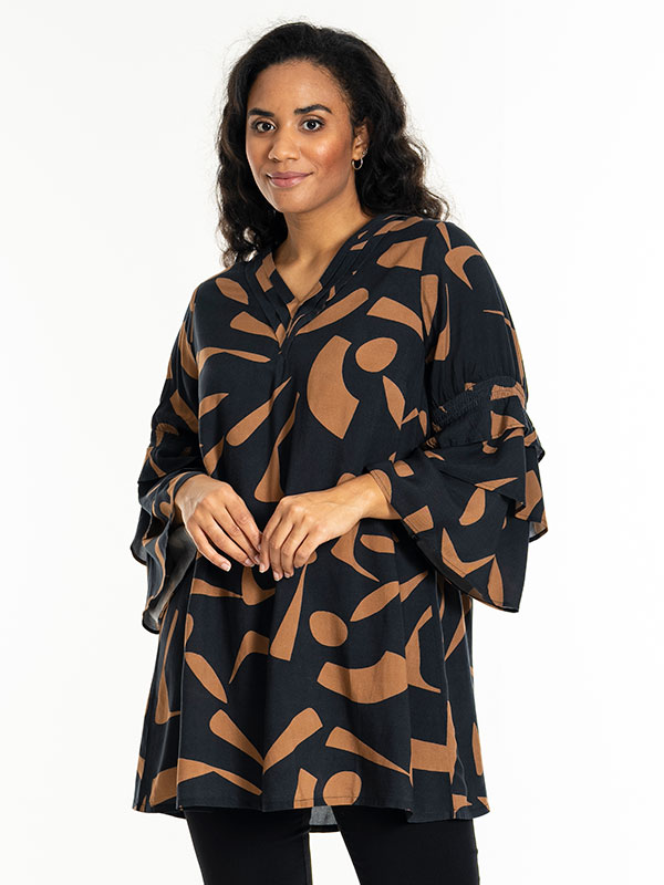 GITHE - Plus Size Tunika fra Studio
