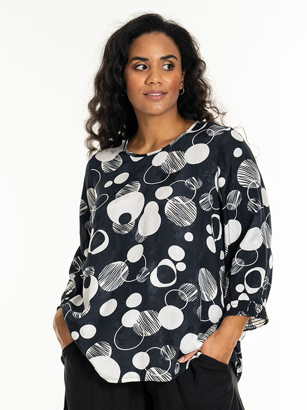 THERESA - Plus Size Bluse fra Studio