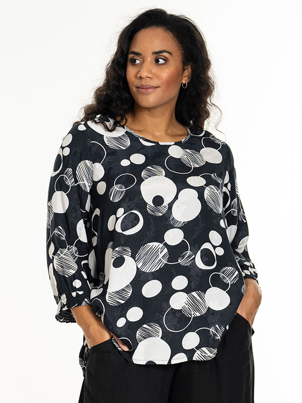 THERESA - Plus Size Bluse fra Studio