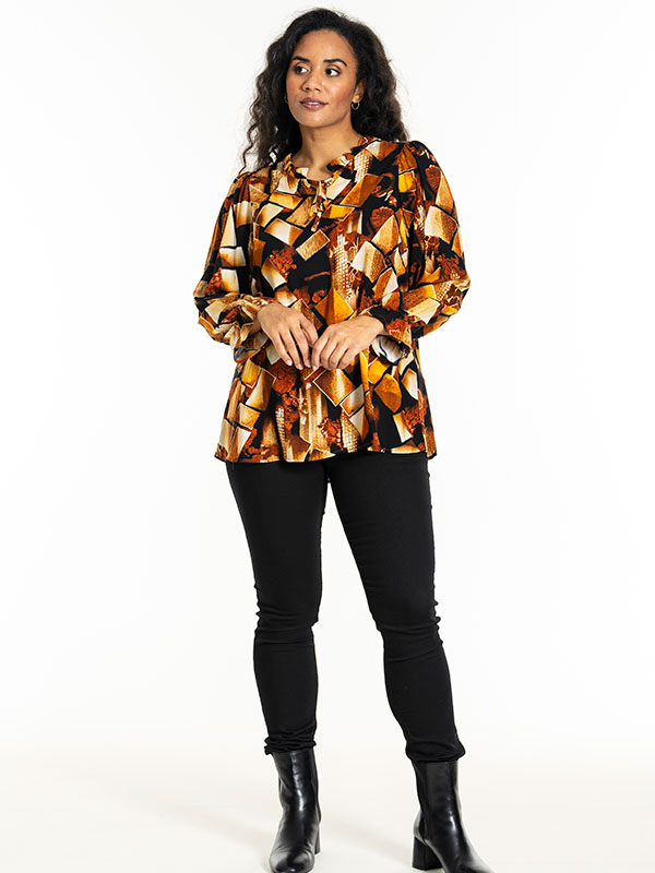 GITA - Plus Size Bluse fra Studio