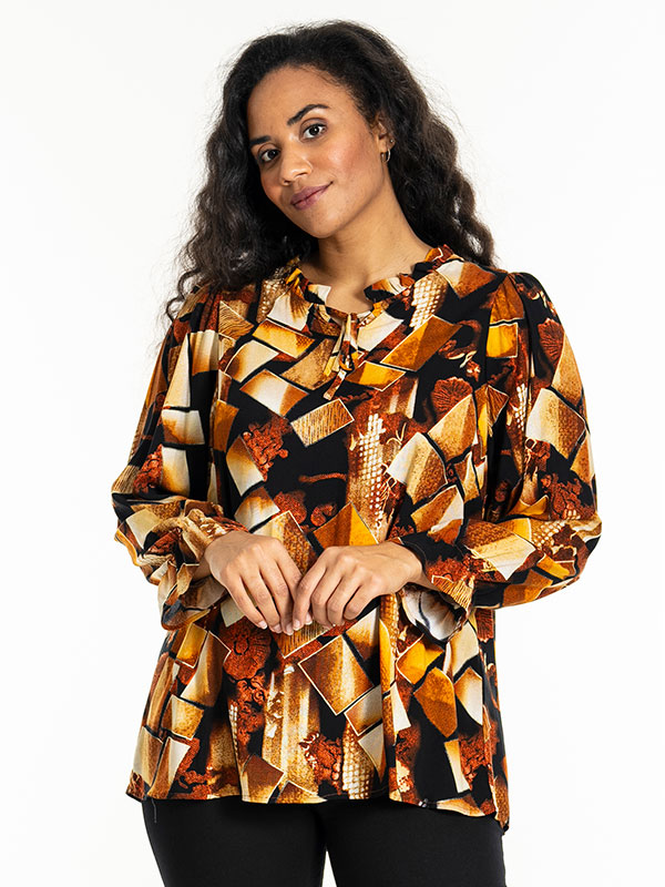 GITA - Plus Size Bluse fra Studio