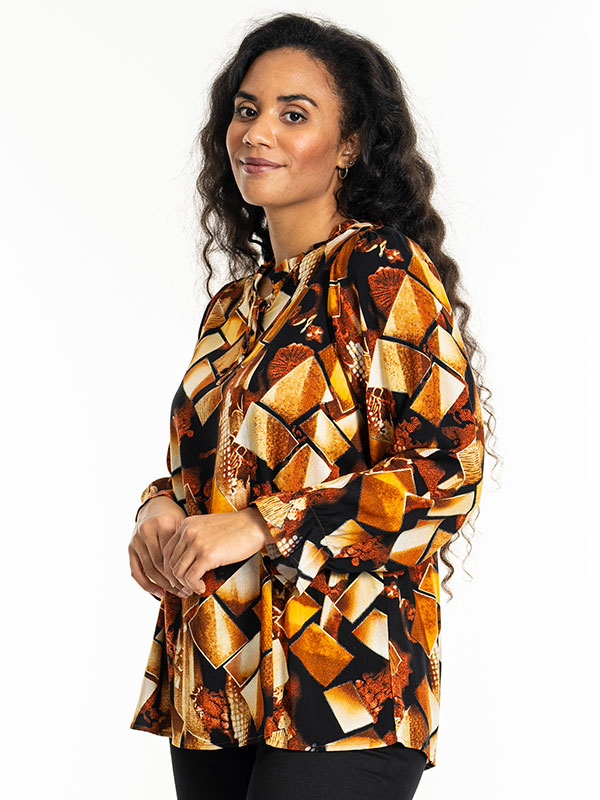 GITA - Plus Size Bluse fra Studio