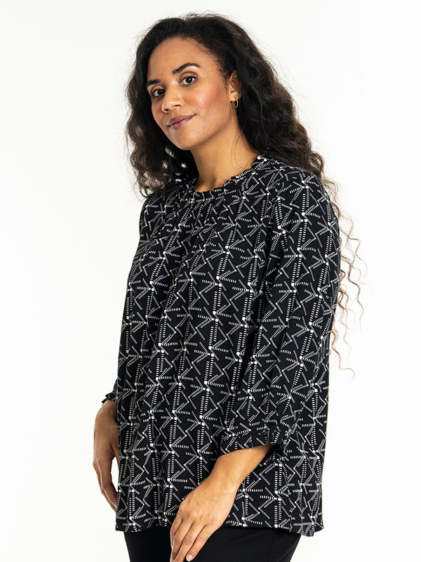 GRADA - Plus Size Bluse fra Studio