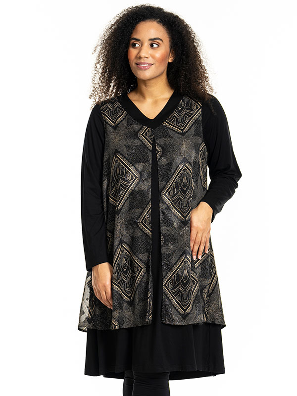 ÅSA - Plus Size Kjole fra Studio