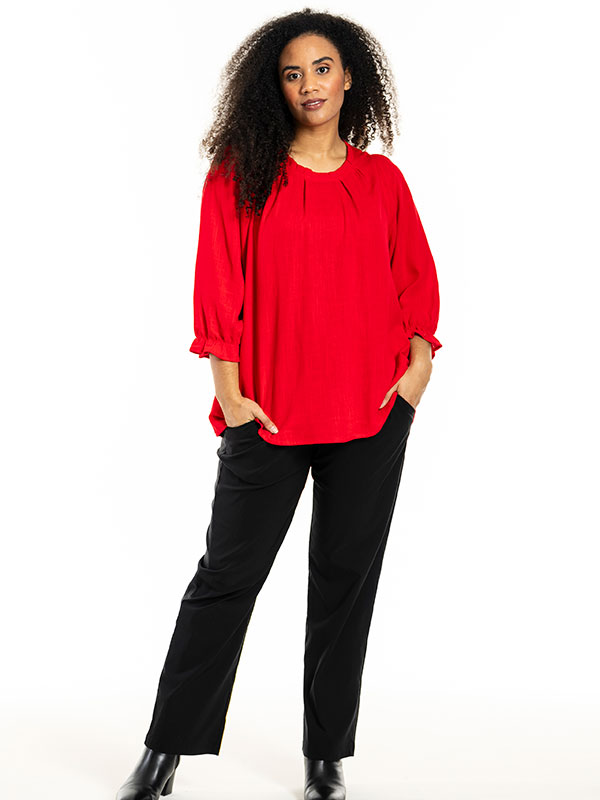 HELMA - Plus Size Bluse fra Studio
